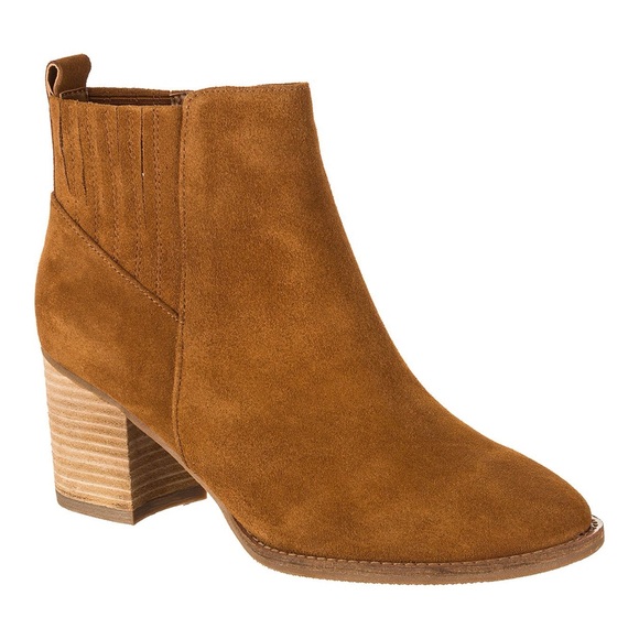 Blondo Noa waterproof ankle boots camel suede 9.5 - Picture 1 of 12